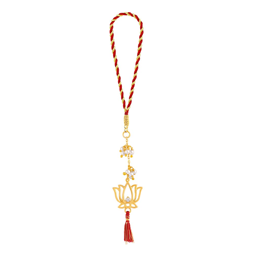 GIVA 925 Silver Golden Padmavati Lumba Rakhi|Raksha Bandhan Rakhi for Bhabhi | Gift for Women & Girls | With Certificate of Authenticity and 925 Stamp (B0D7HNC75V) Amazon Price History, Amazon Price Tracker
