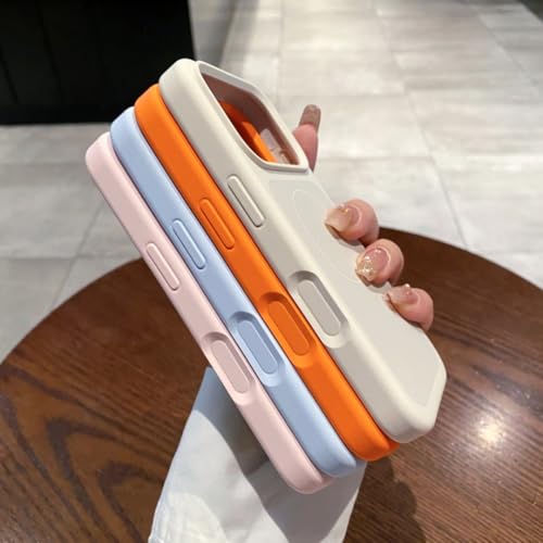 Coque iPhone 17 Pro rose en silicone liquide mat antichoc - 4