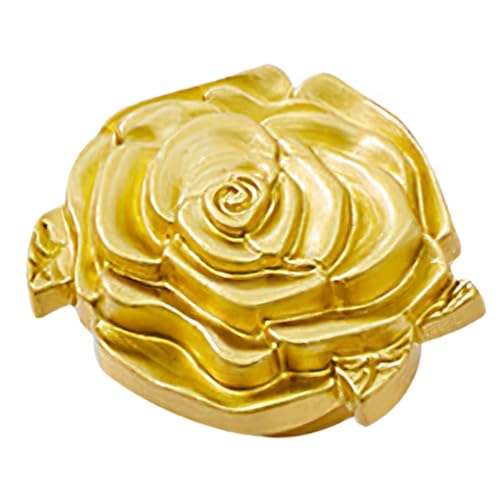 ELAYARD 製ローズフラワー取っ手 ヴィンテージ風キャビネットノブ 引き出しやクローゼット用 家具用耐錆ハンドル おしゃれでシンプルなデ