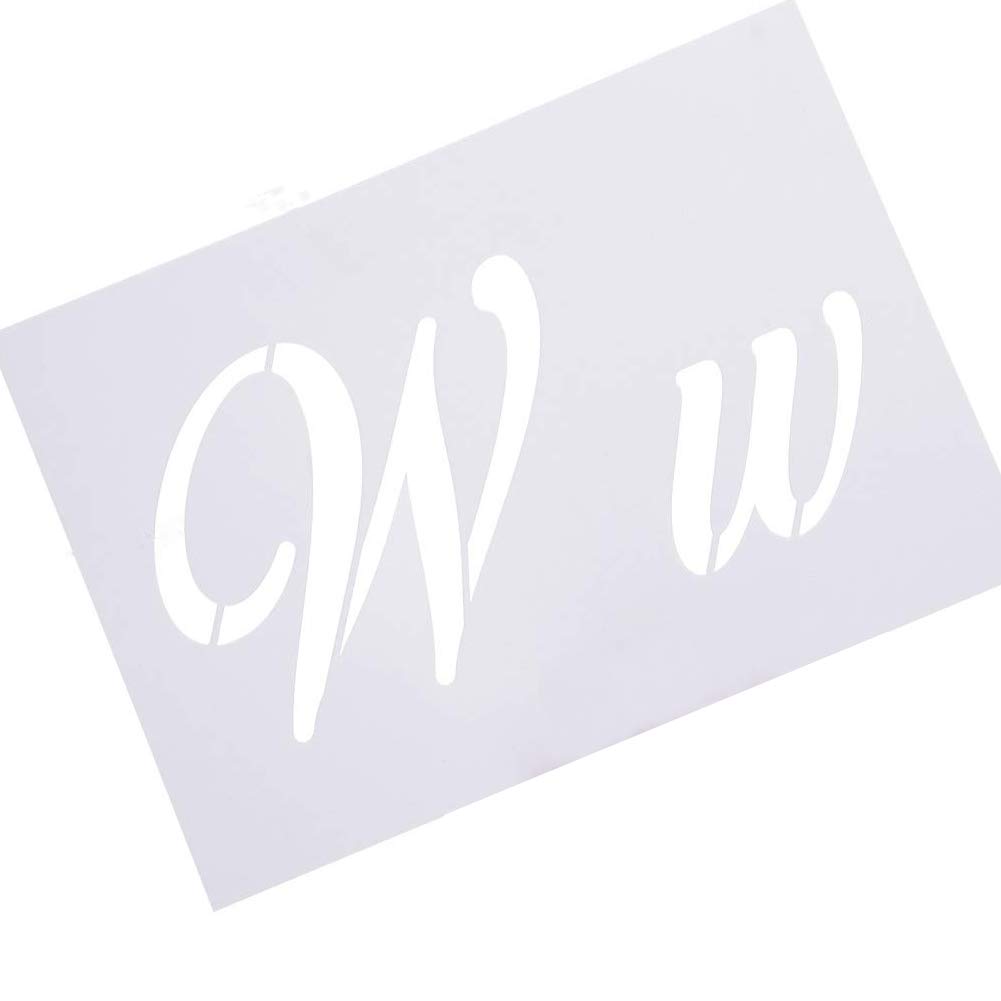 Buy BEHAHAI 40 PCS Art Letter Stencils, Alphabet Templates Reusable