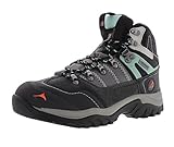 Pacific Mountain Women's Ascend Hiking Shoe, Gunmetal/Black/Cabbage, 10