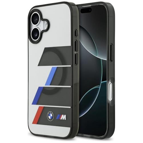 Coque BMW M iPhone 17 MagSafe solide boutons métalliques