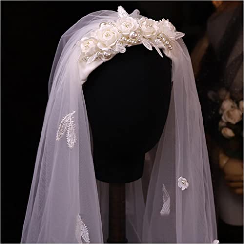 Accesorios para el cabello de boda: diadema de flores exclusiva
