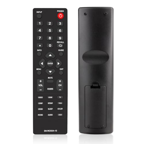 DX-RC02A-12 Replace Remote for Dynex TV DX-26L150A11 DX-32L150A11 DX-37L150A11