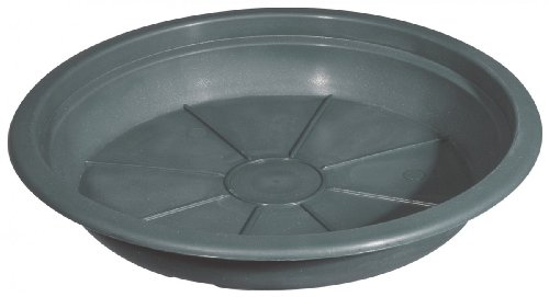 MONTANA/rOMANA soucoupe pour pot de fleurs rond en plastique anthracite 16 cm anthracite Cover