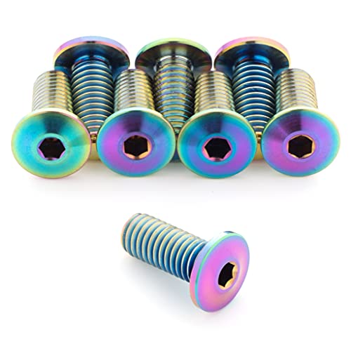 Image of Terske Ultra-Low Profile Superlight Titanium Bottle Cage Bolts