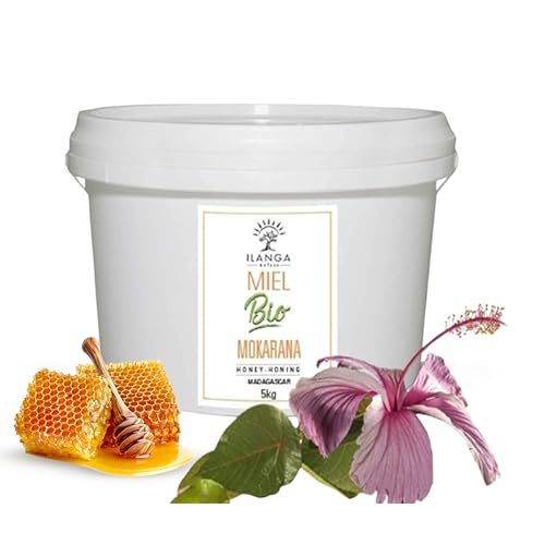Miel de Mokarana Ilanga Nature 5 kg Bio, trésor de la ruche de prestige