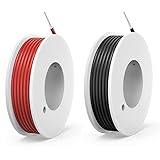 22 awg 0.35mm² Solid Wire kit Electrical Wire Cable 2 Colors 26ft Each Spool Hook up Tinned Copper Wire breadboard Wire for DIY