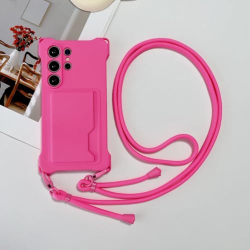 JIASHM Samsung Galaxy A15 5Gp XgbvP[X ϏՌ EHbg J[hXbg NX{fBJo[(Samsung Galaxy A15 5G/Roseredp)