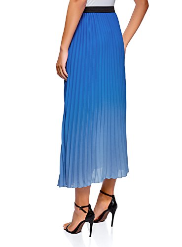 Oodji Ultra Donna Gonna Lunga Plissettata con