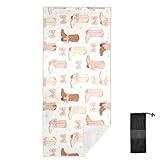 JUNZAN Western Boots and Bow Ties Beach Towel Quick Dry...