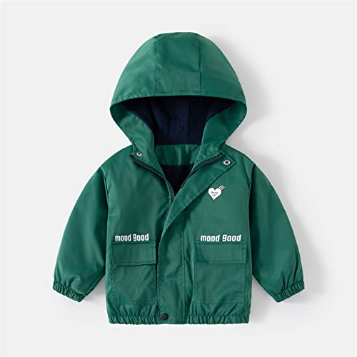 Youth Large Boys Winter Coat Boys Girls Long Sleeve Patchwork Letter Winter Coats Rain Jacket Hooded Outer2