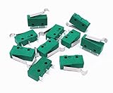 Honbay 10pcs KW4-3Z-3 AC 125V 5A Micro Limit Switch Hinge Lever for Mill CNC