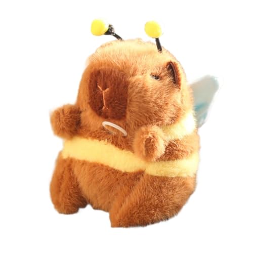 Animal de Peluche Capybara | Juguete Capybara Suave de Peluche de abeja Linda | Capybara - Juguetes de peluche con alas vibrantes, Animal de peluche para, familia, sofá, coche, dormitorio Animal de Peluche Capybara | Juguete Capybara Suave de Peluche de abeja Linda | Capybara - Juguetes de peluche con alas vibrantes, Animal de peluche para, familia, sofá, coche, dormitorio