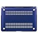 MOSISO Compatible with MacBook Air 13 inch Case (Models: A1369 & A1466, Older Version 2010-2017 Release), Protective Plastic Hard Shell Case & Keyboard Cover & Screen Protector, Crystal Navy Blue