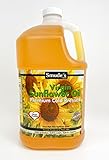 Smude's Brand Cold Pressed Sunflower Oil – 1 Gallon (128 oz.) Plastic Bottle | Healthy & Versatile...