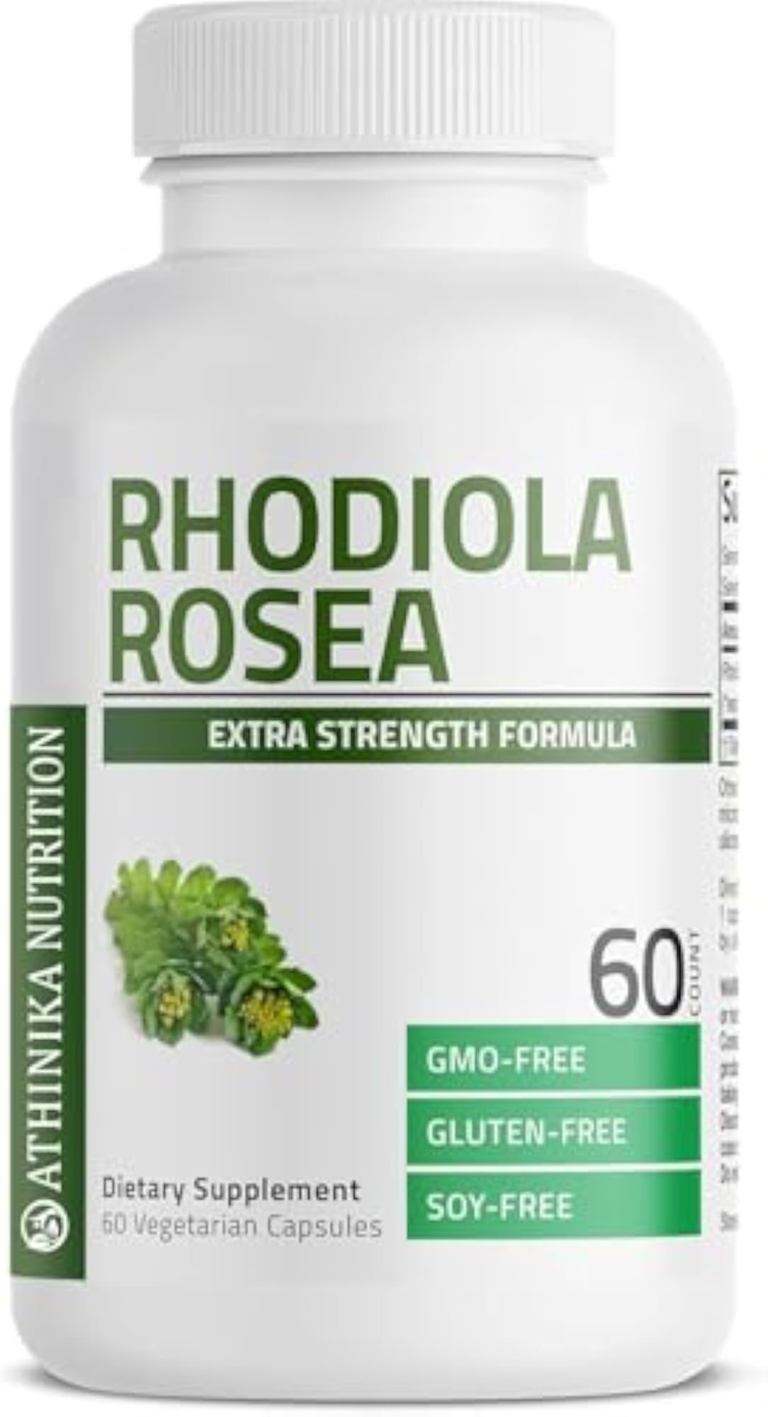 Rhodiola Rosea Vegetarian Capsules for Brain & Mood Support