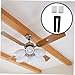 Homoyoyo 5sets Ceiling Fan Balancing Kit Clips and Weights for Easy Installation Prevents Wobble and Swing Fan Balancing Tool