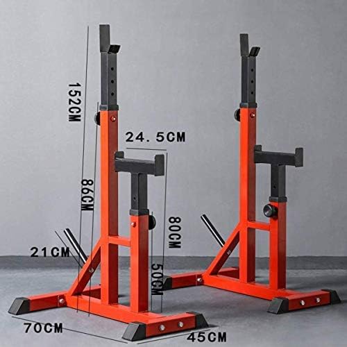 Soporte multifunción ajustable para sentadillas para gimnasio en casa, entrenamiento de fuerza y entrenamientos de cuerpo completo, diseño que ahorra espacio