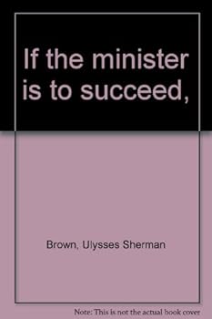 Unknown Binding If the minister is to succeed, Book