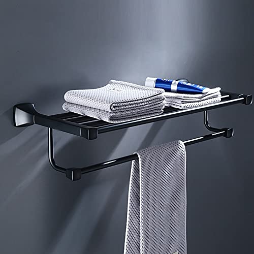 Porte-serviettes de salle de bain résistant pour corriger le manque de place