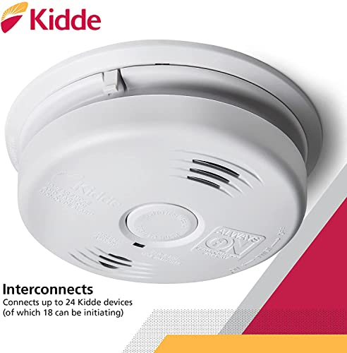 Kidde Hardwired Smoke & Carbon Monoxide Detector, 10-Year Battery Backup, Voice Alerts #TOP2