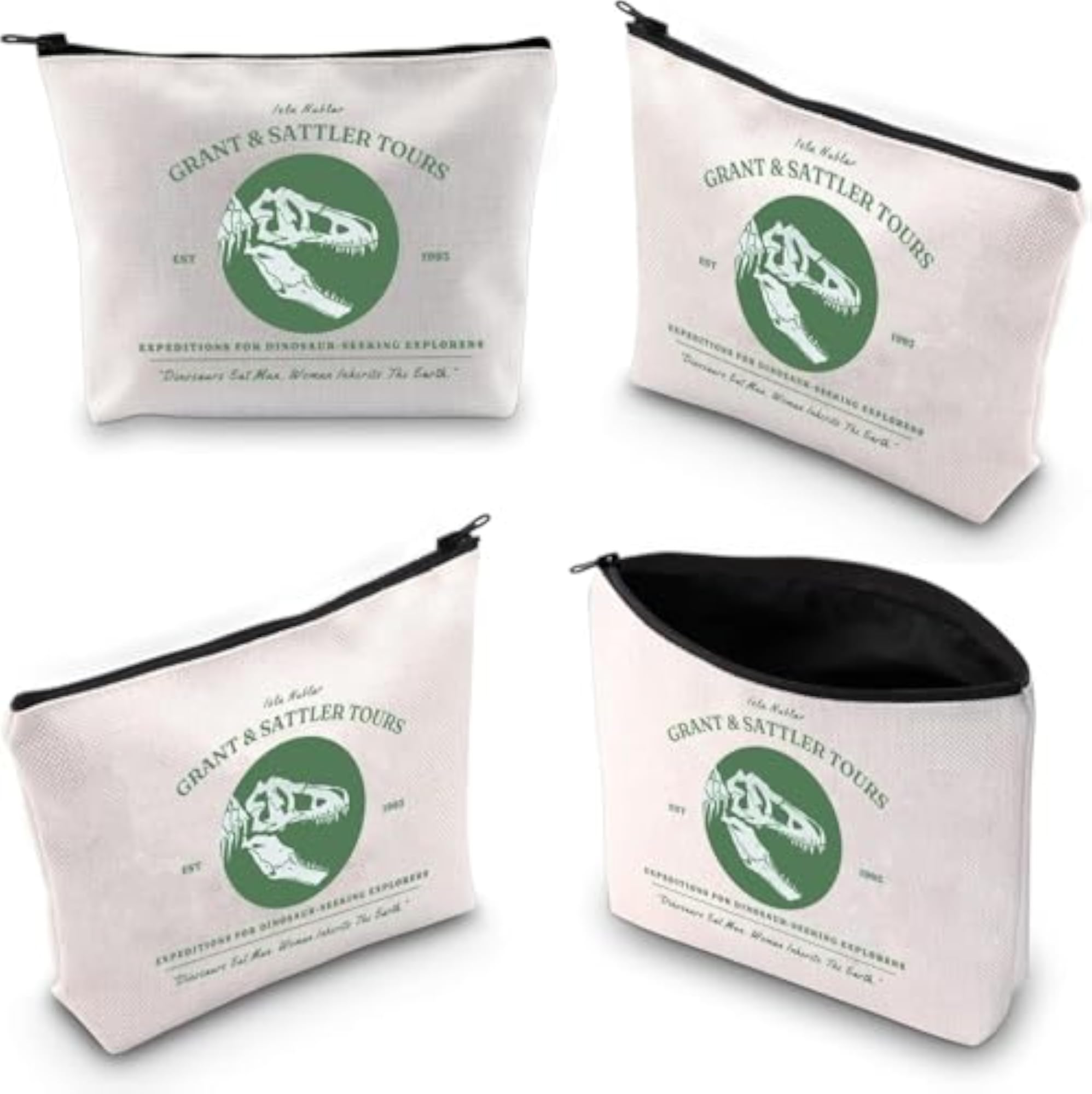 Dinosaur Zipper Pouch Movie Lover Gift