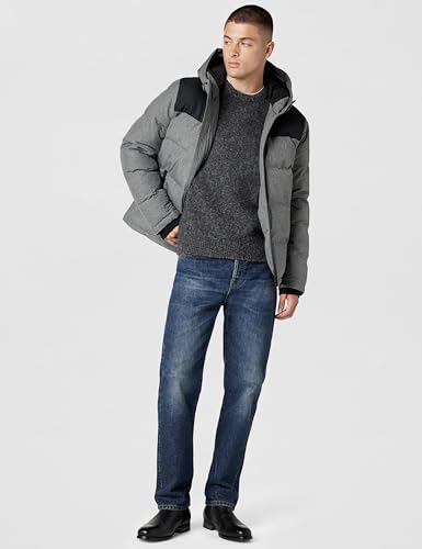 Image of DKNY Men's Mixed Media Quilted Puffer Jacket
