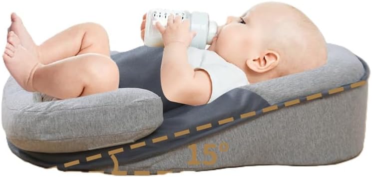 Multi-Nursing Pillow with Safety Belt for Secure Support. Portable, Washable & Anti-Reflux Design Reduces spit-up. Perfect for Breastfeeding & Bottle Feeding. Comfort for Baby, Convenience for mom! image 7 of 9 B0FLWKBWNK