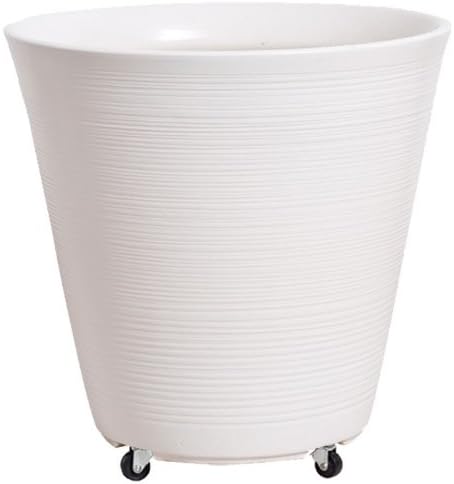 Amazon エフプランター 鉢カバー クレインプランター 10号用 キャスター付 ホワイト 鉢 プランターカバー