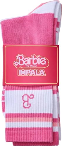 Impala Rollerskates Barbie Socks 3-Pack Barbie Pink One Size3