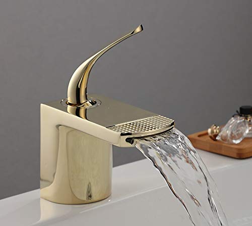Mitigeur de cascade blanc en laiton total pour une salle de bain moderne et élégante