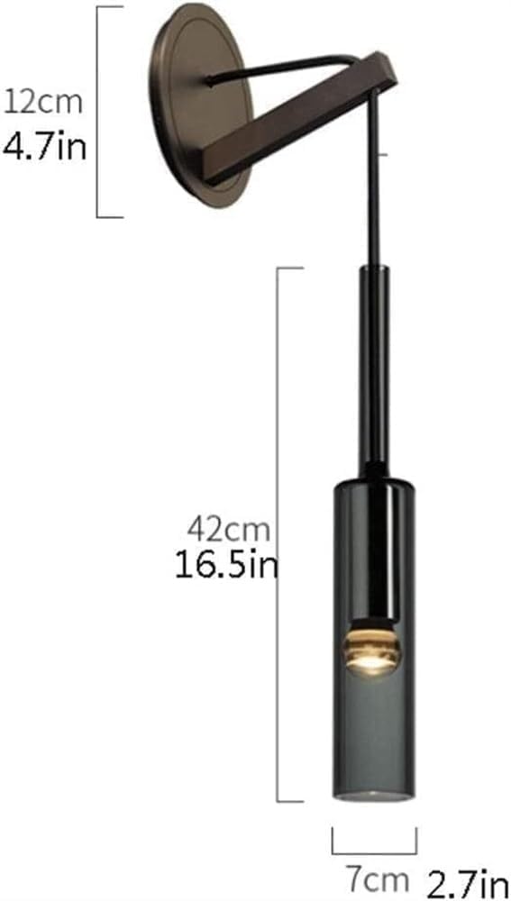 Kinkiet do sypialni, korytarza, nowoczesnej butelki wina, minimalistycznej lampki nocnej, postmodernistycznej lampy nordyckiej, w całości z miedzi, do korytarza, balkonu, alejki, p