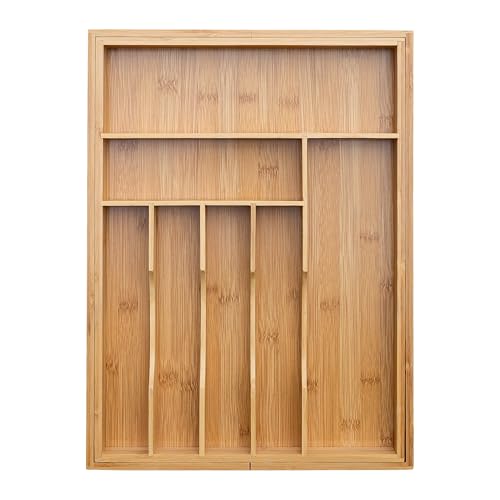 EveryEase Cutlery Drawer Organizer for Kitchen Utensils, 13-20 Inches Expandable