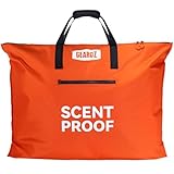 GearOZ Scent Proof Hunting Bag for Clothes Storage, Versatile Water Resistant Large Capacity Duffle Bag for Hunter, Traveling, Camping, 1 Pack, Orange