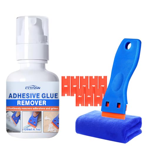 CYTITZHN Adhesive Sticker Remover Spray with Goo & Glue...