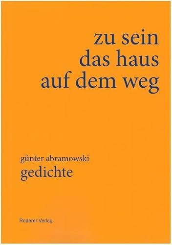 zu sein   das haus   auf dem weg - günter abramowski Kartoniert (TB)