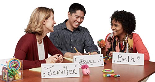 Reusable Name Tent Cards | White, Dry-Erase Name Tent, Great For The Classroom Or Workplace, 8.75" X 3" (10 Pack) | Wipe Clean Every Time #TOP7