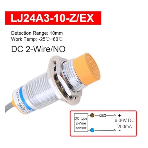 Interruptor inductivo LJ24A3 contra fallos de posición M24 PNP 3