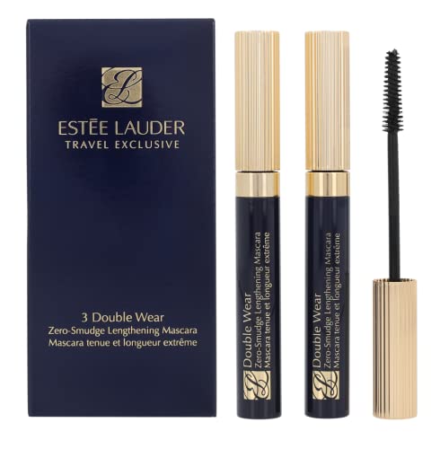 ESTEE LAUDER by Estee Lauder, Double Wear Zero Smudge Lengthening Mascara Trio - # 01 Black 3x-6ml/0.24oz - Image 5