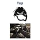 Pumwoy Motorrad Gasgriff Hilfe, Motorrad-Tempomat Edelstahl, Motorrad Gassperre Drosselklappenschloss, Motorrad Universal Cruise Control Geeignet für die Meisten Motorräder (Top)
