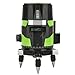 Produktbild Laser Level Grüne, horizontale vertikale Punkte Drehbares 360 ° Kreuzlaserhebel Bodenfliesen-Nivellierungsinstrument(EU Plug)