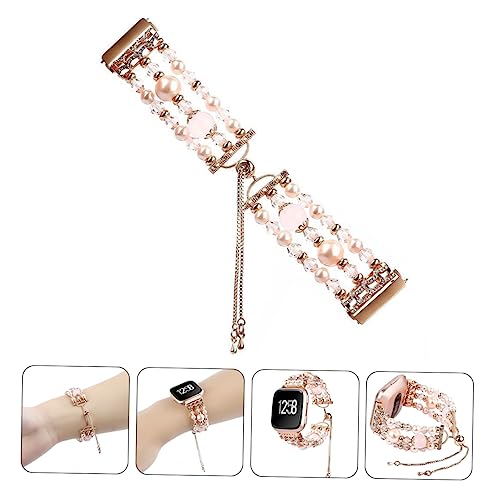 Correa ajustable de ágata para reloj inteligente pulsera recambio de cristal 2