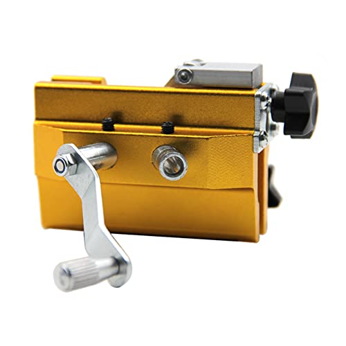 KKnoon Portable Aluminum Alloy Chainsaw Chains Grinding Tool Chains Sharpening Jig Home Hand Operated Chains Sharpener