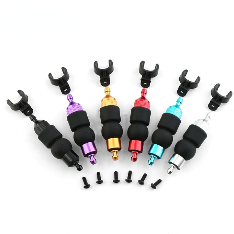 Fuel Filter Nitro Engine Manual Oil Pump Fuel Tank Spare Parts Compatible with 1/8 1/10 RC Model Car HSP Kyosho Redcat Himoto HPI (Color : Blue)