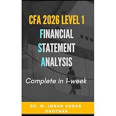CFA level 1, 2026: Financial Statement Analysis Audiolibro Por Dr. M. Imran Ahsan Dhothar arte de portada