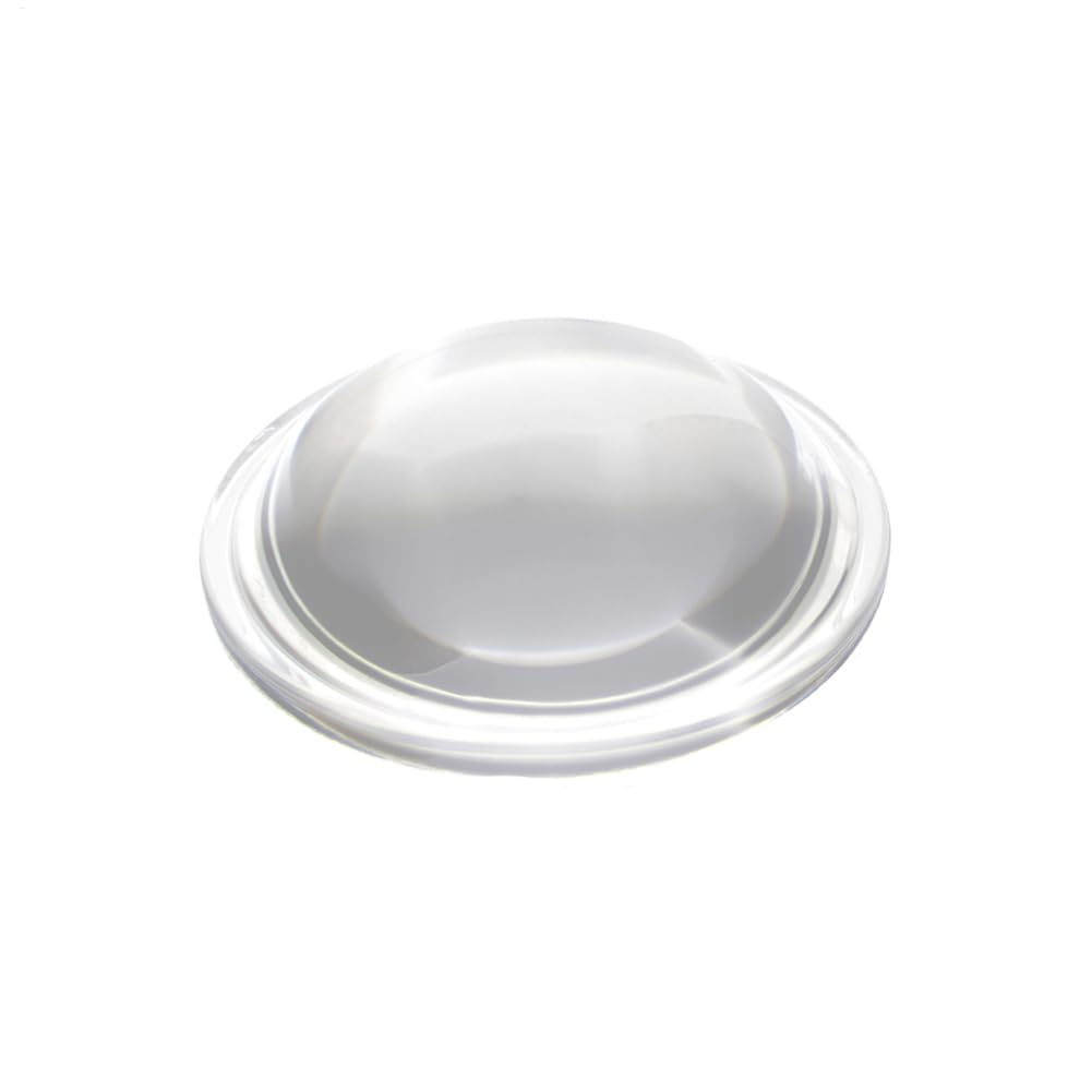 Lentille en verre convexe, loupe en verre optique, lentille en verre optique résistante aux hautes températures avec plus de 97 % de transmission de la lumière, pour projecteurs LED, lampes de voiture
