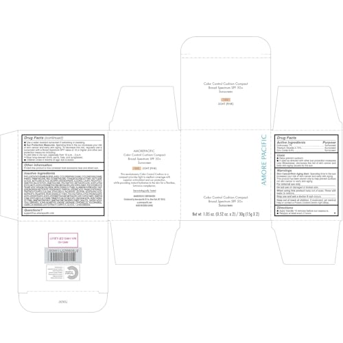 AMOREPACIFIC Color Control Cushion SPF 50+ — 102 Light Pink — view 9