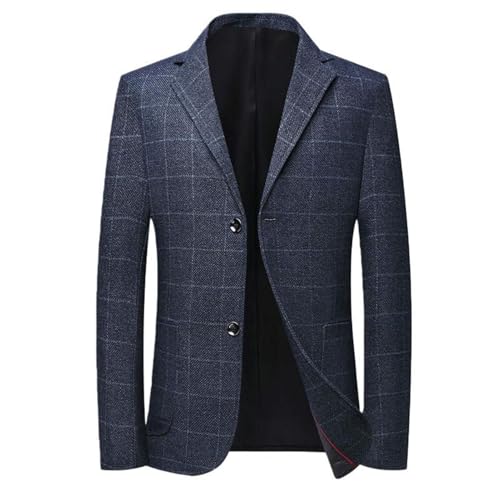 Blazer pour homme veste automne infroissable carreaux business décontracté bureau