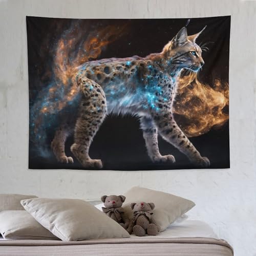 Tapisserie lynx des animaux pour créer une ambiance nature dans votre chambre